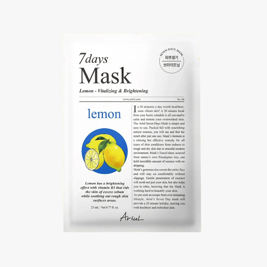ARIUL 7 days Mask Lemon C 1pc