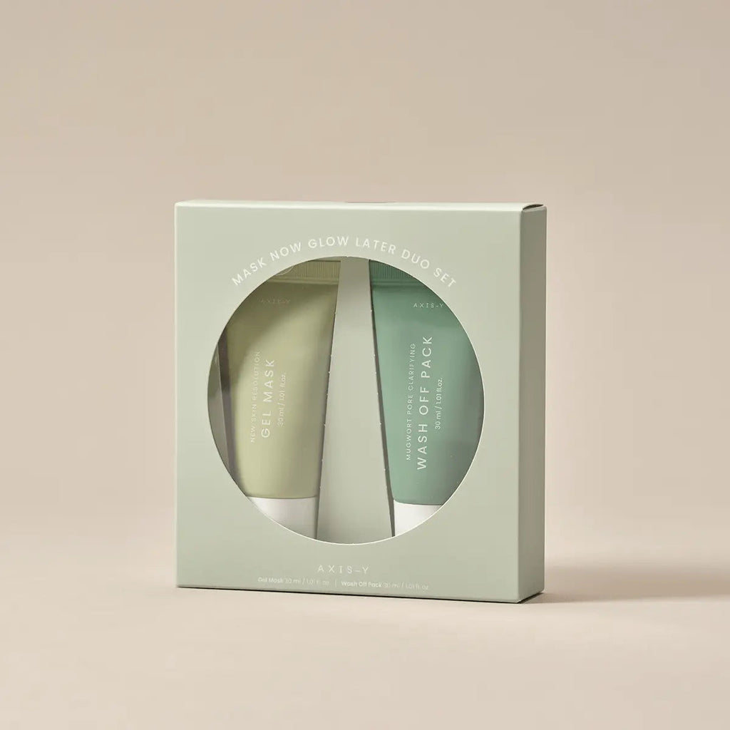 AXIS-Y Mask Now Glow Later Duo Set