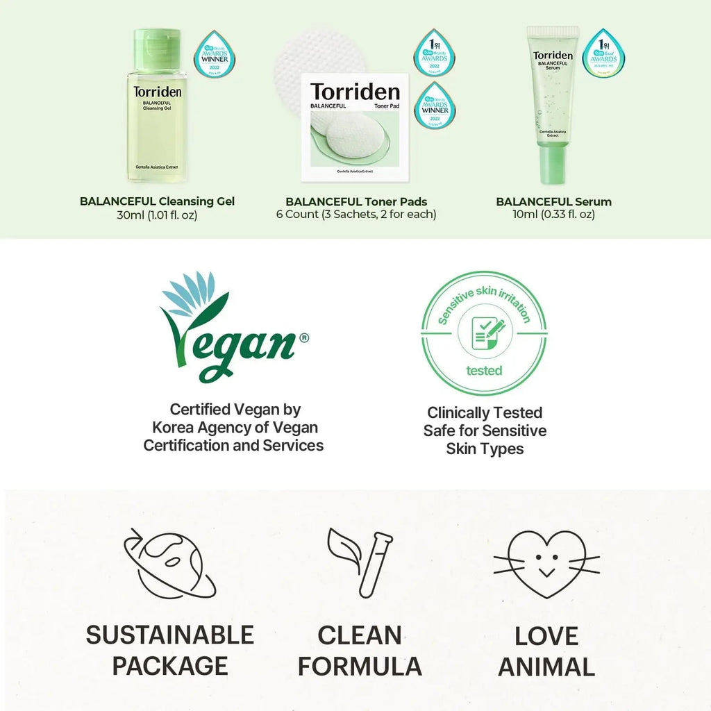 Torriden Balanceful Trial Kit (4 items)