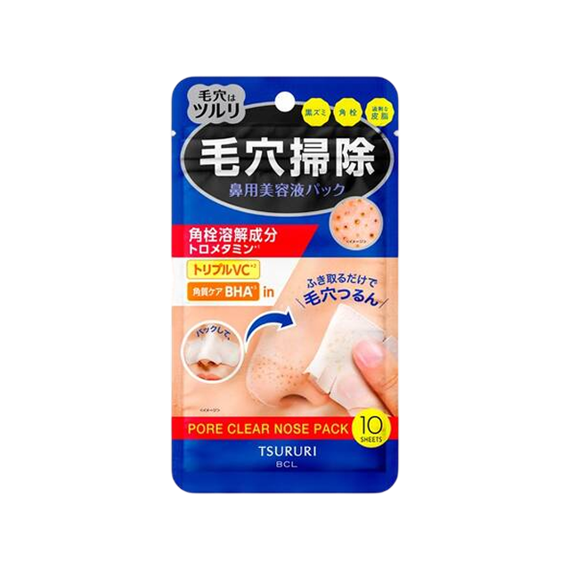 BCL Tsururi My Nose Pack 10 Sheets