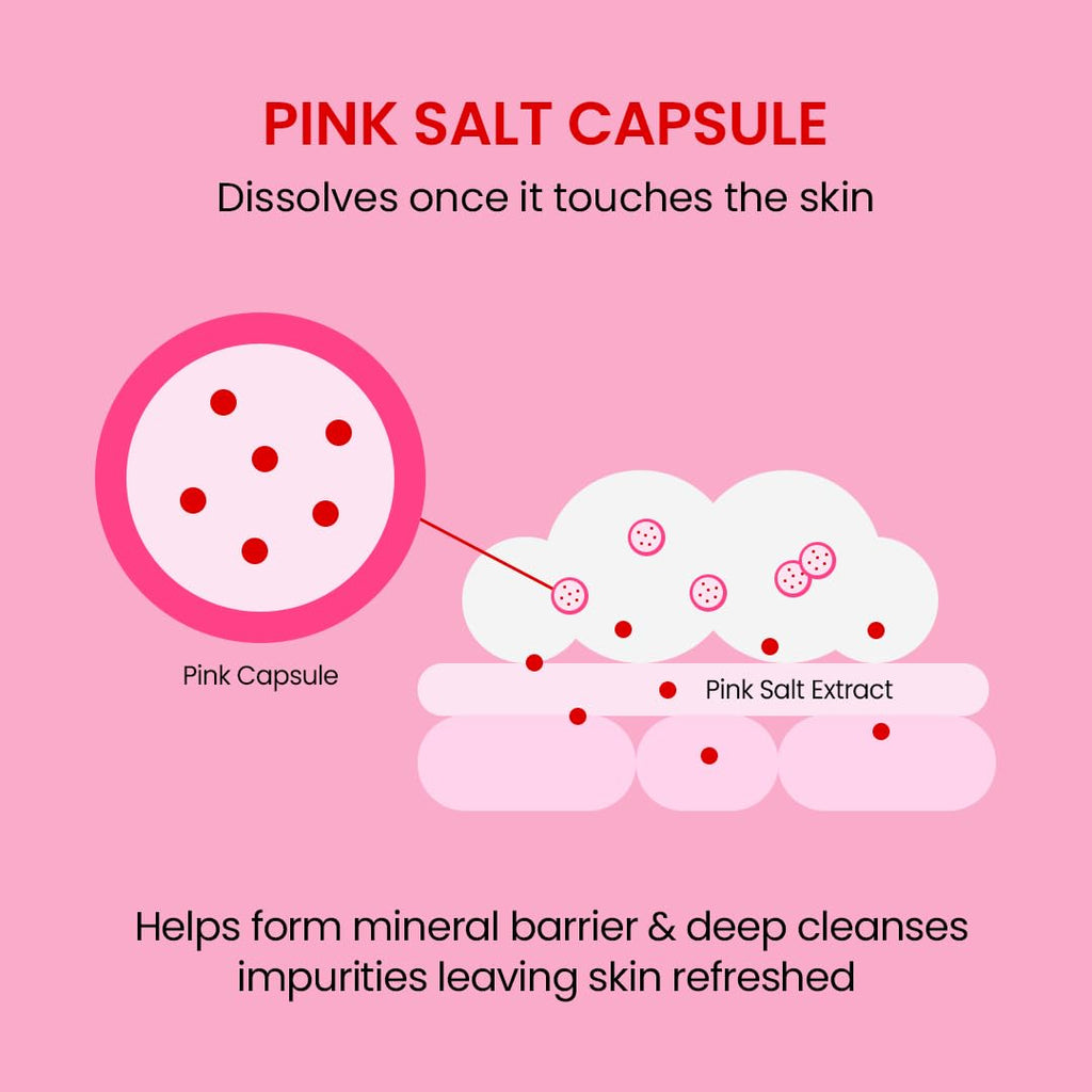 BEPLAIN Pink Salt AHA BHA Cleansing Foam 120ml