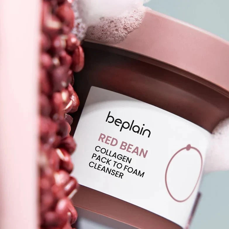 BEPLAIN Red Bean Collagen Pack To Foam Cleanser 100ml