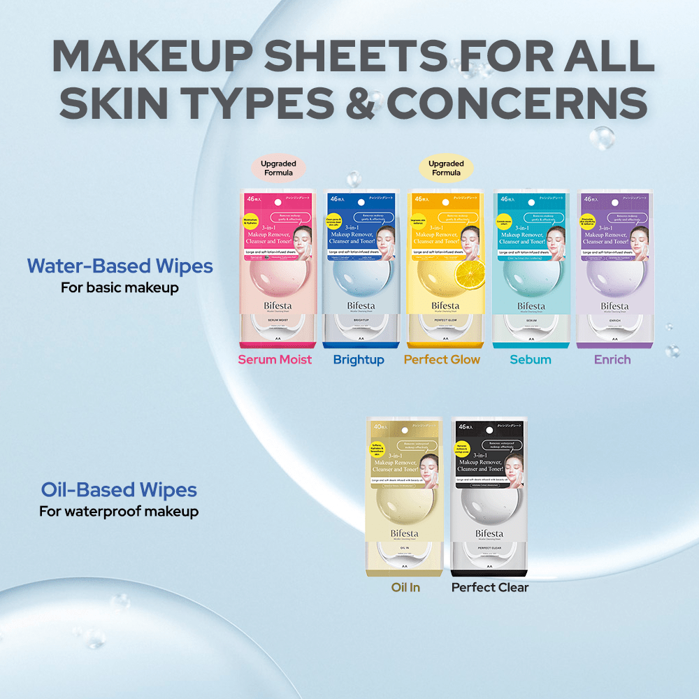 Bifesta Micellar Cleansing Sheet Sebum 46pcs