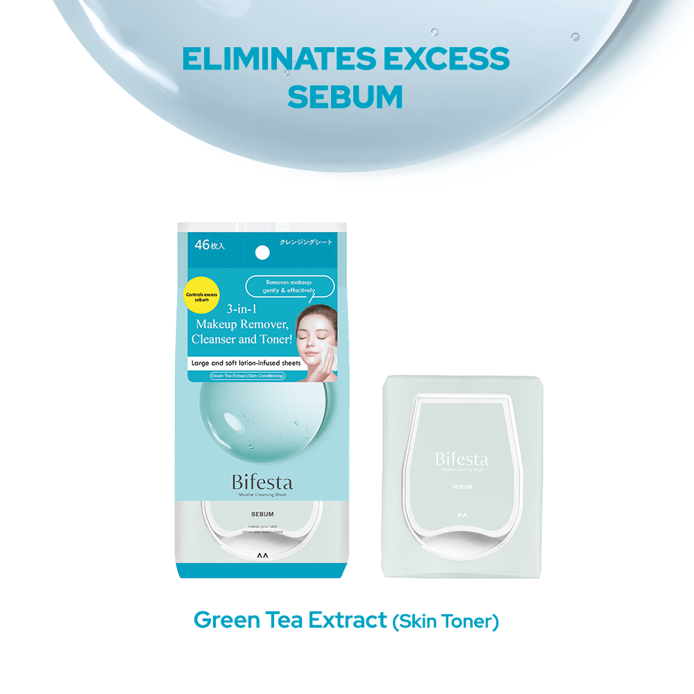 Bifesta Micellar Cleansing Sheet Sebum 46pcs