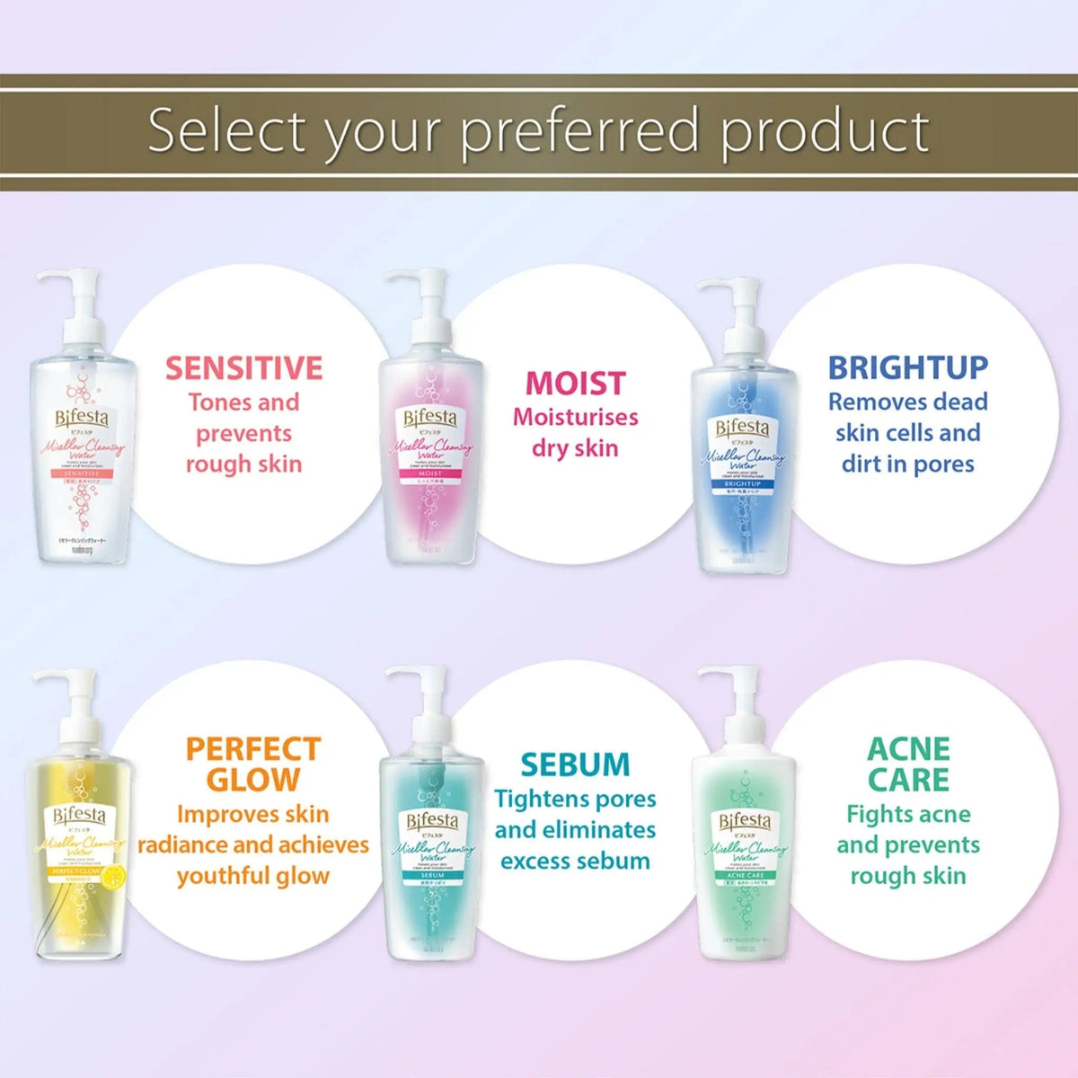 BIFESTA Micellar Cleansing Water Moist 400ml
