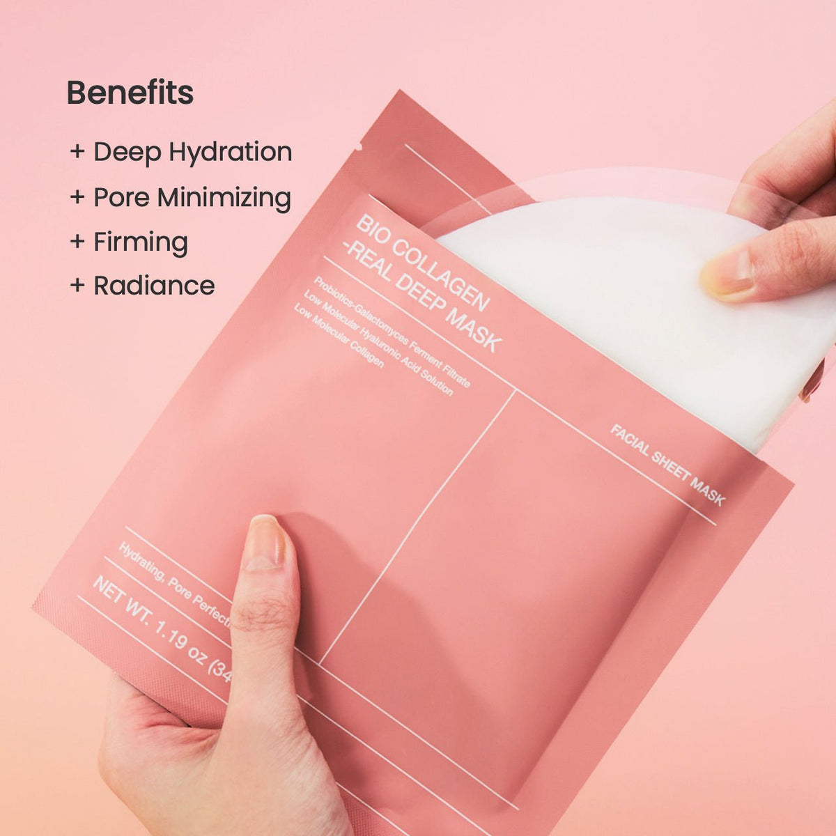 1+1 Value Sets – Biodance Bio-Collagen Real Deep Mask (Pink)