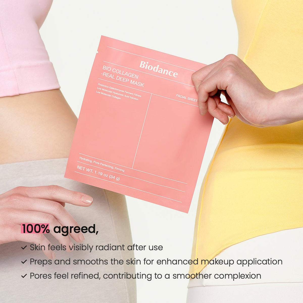 1+1 Value Sets – Biodance Bio-Collagen Real Deep Mask (Pink)