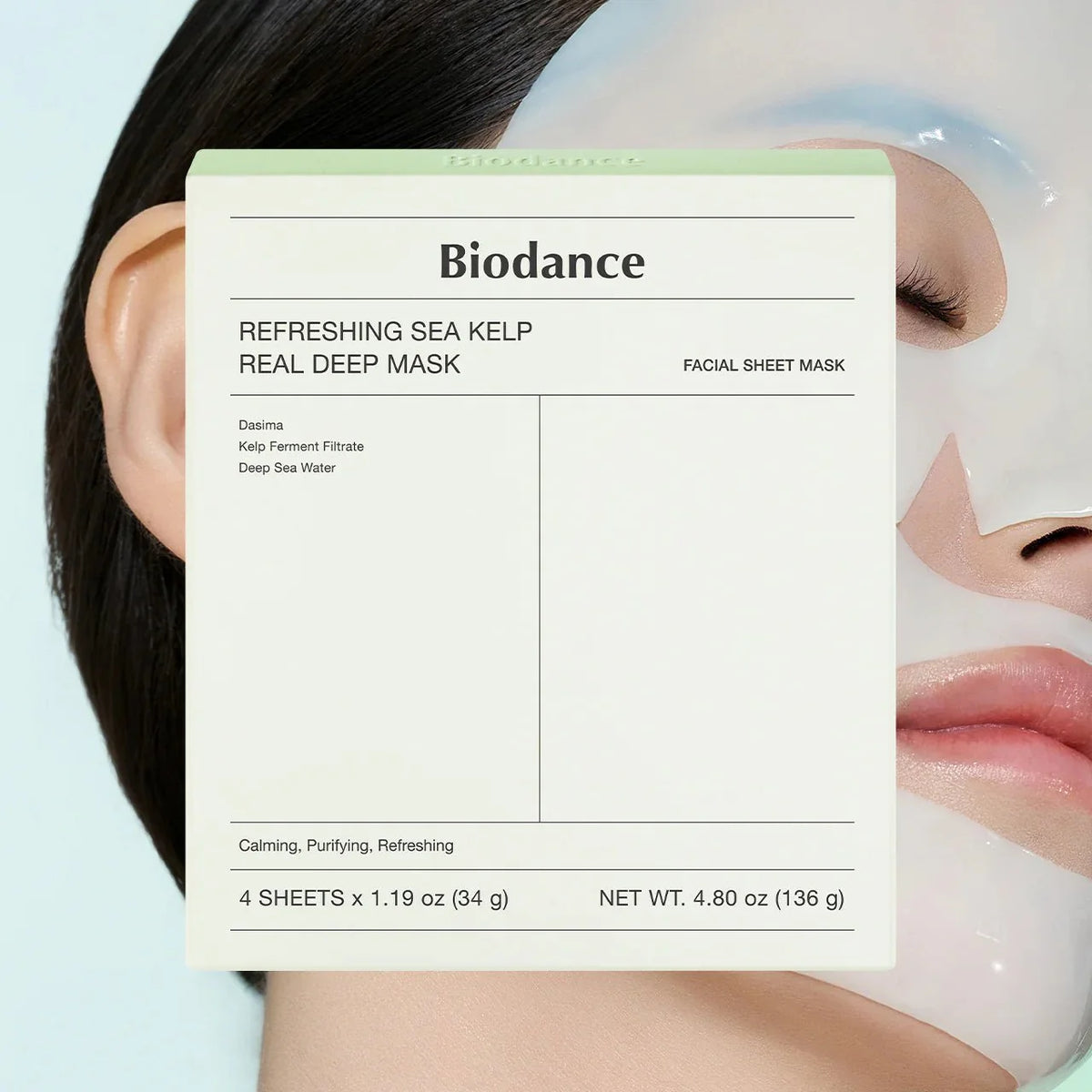 Biodance Refreshing Sea Kelp Real Deep Mask (Green)
