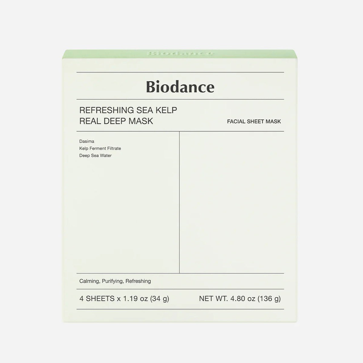 Biodance Refreshing Sea Kelp Real Deep Mask (Green)