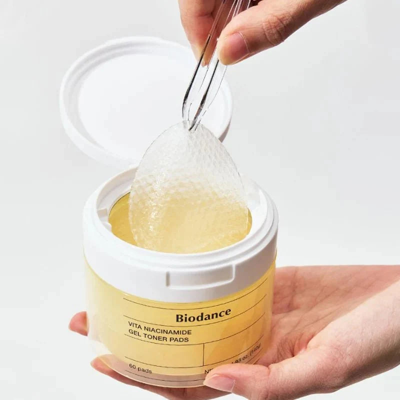 Biodance Vita Niacinamide Gel Toner Pads 60pcs