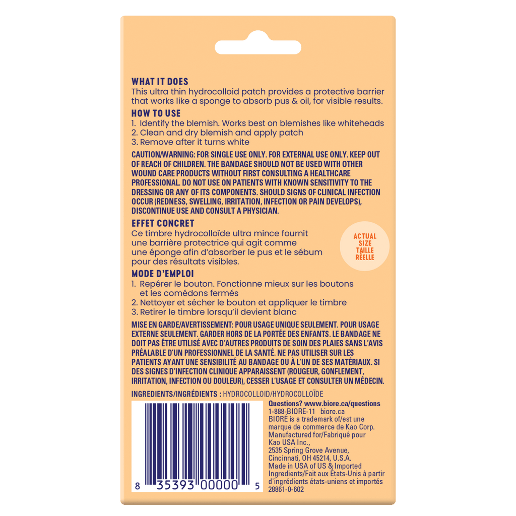 Bioré Day or Night Blemish Patches 30pcs