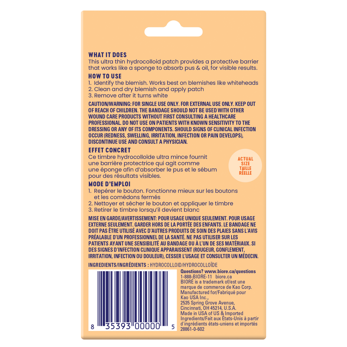 Bioré Day or Night Blemish Patches 30pcs