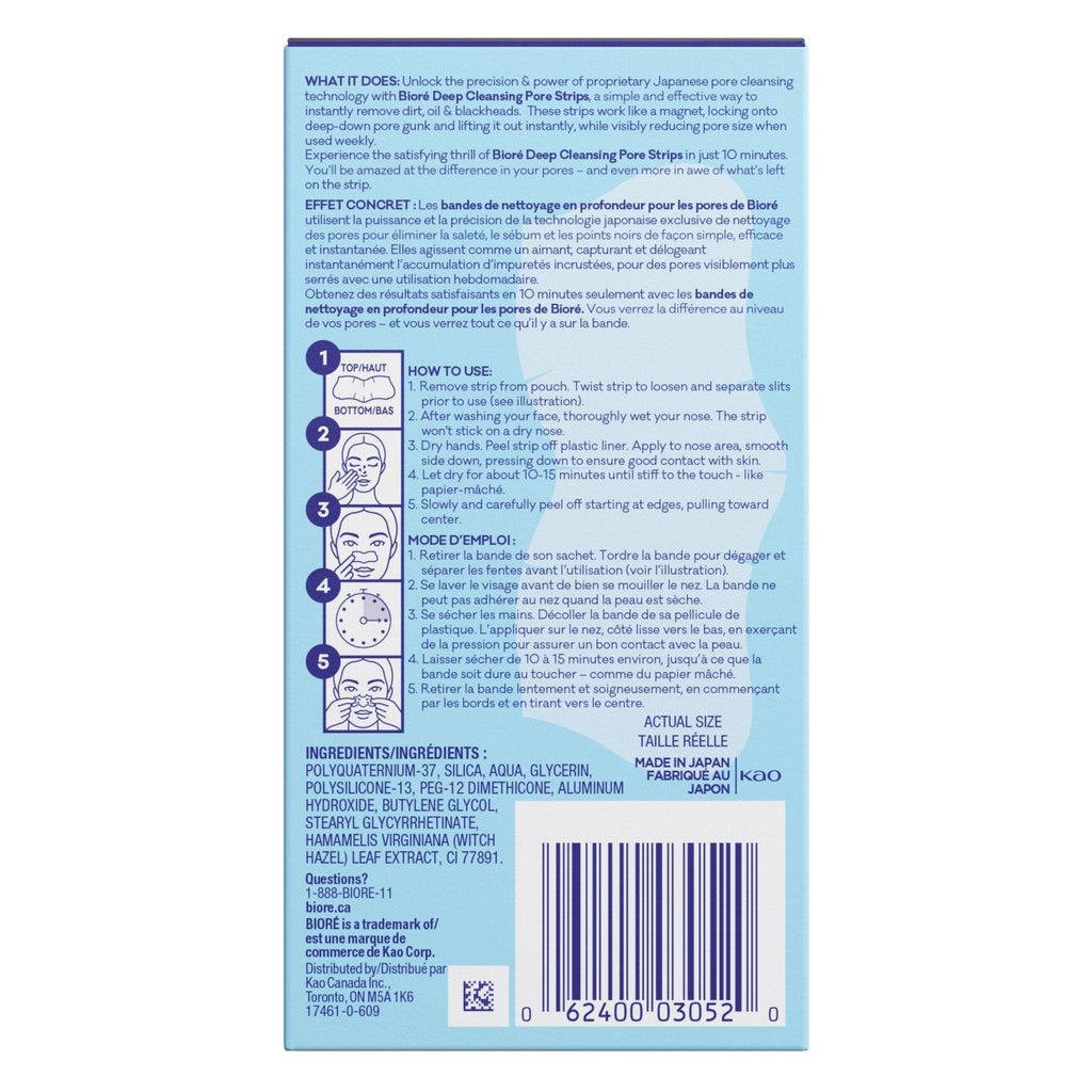 Bioré Original Deep Cleansing Pore Strip Value Pack 14 Strips