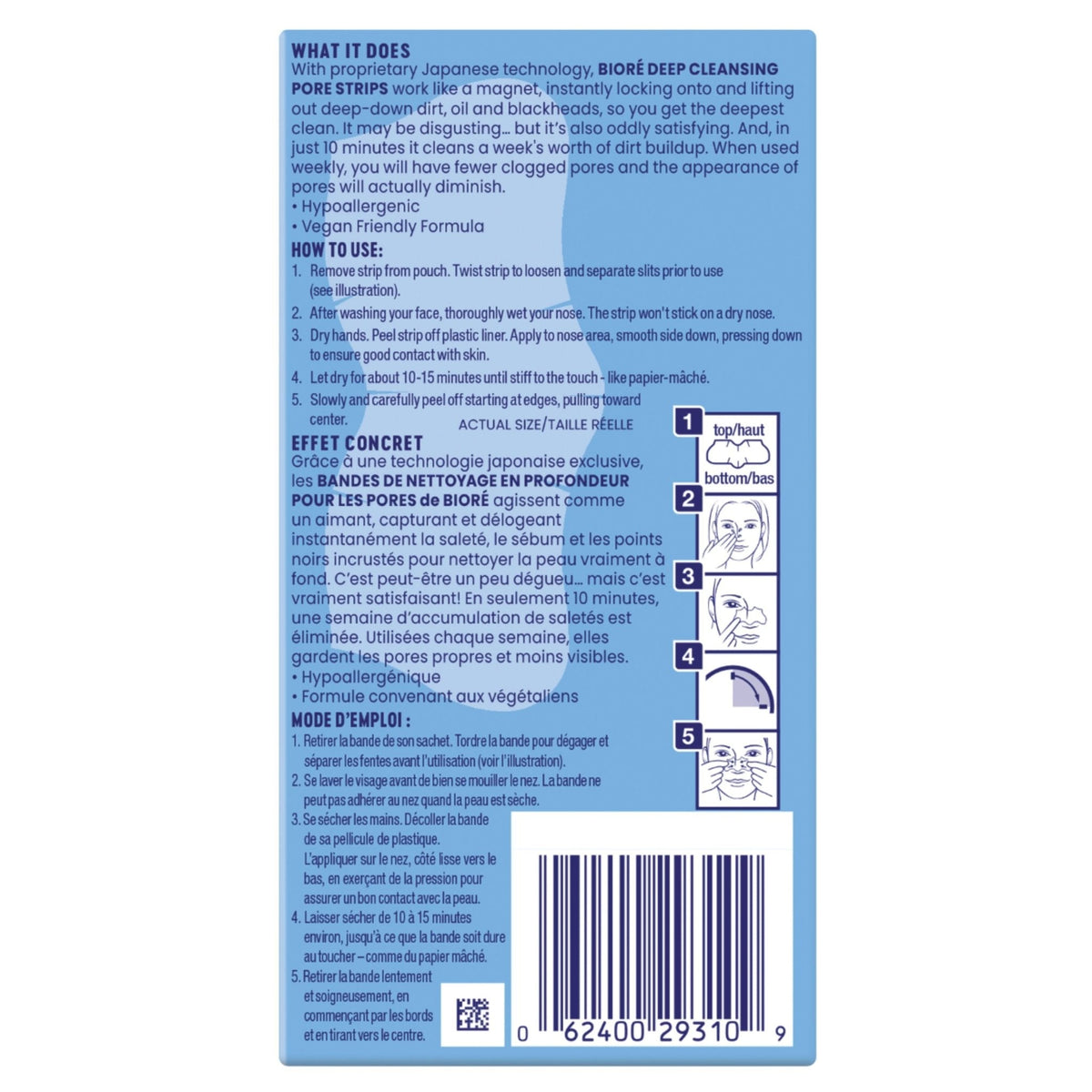Bioré Original Deep Cleansing Pore Strips 4pcs