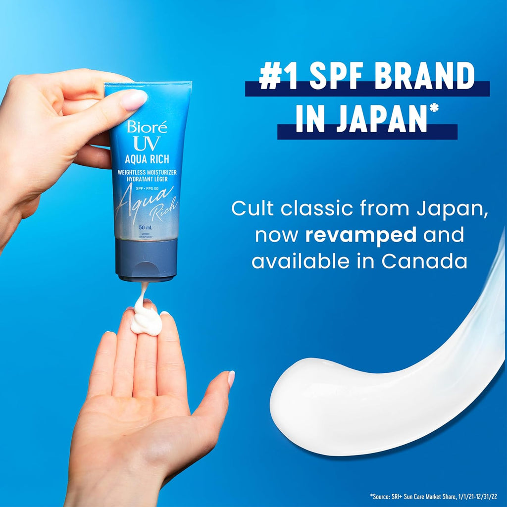 Bioré SPF 50 UV Aqua Rich Weightless Moisturizer Sunscreen 50ml