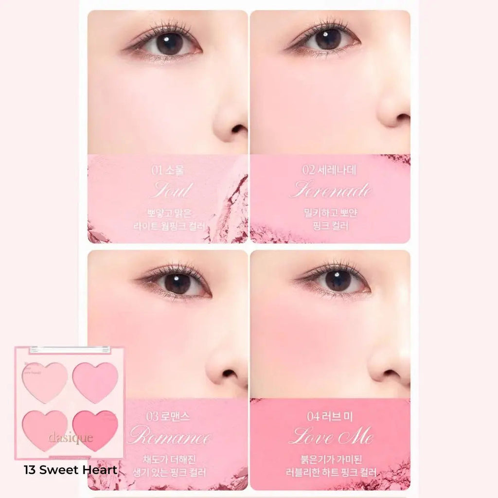 Dasique Blending Mood Cheek Sweet Heart Collection (2 Types)