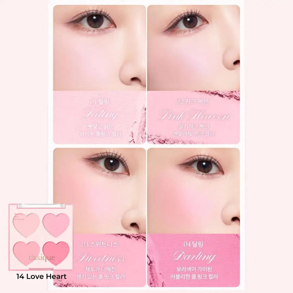 Dasique Blending Mood Cheek Sweet Heart Collection (2 Types)