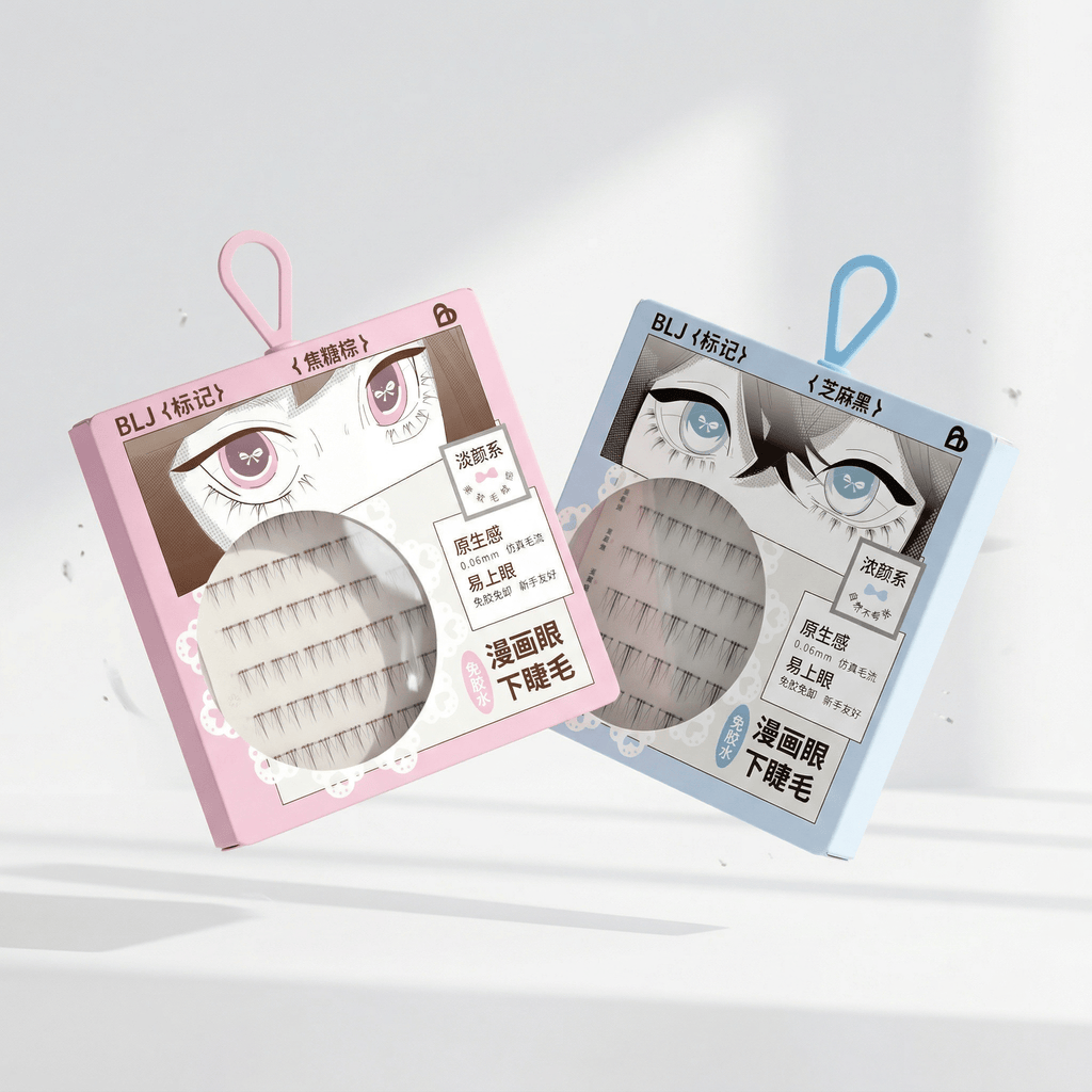 BLJ Butterfly Glue Free Lower Eyelashes 36 pcs (2 Colors)