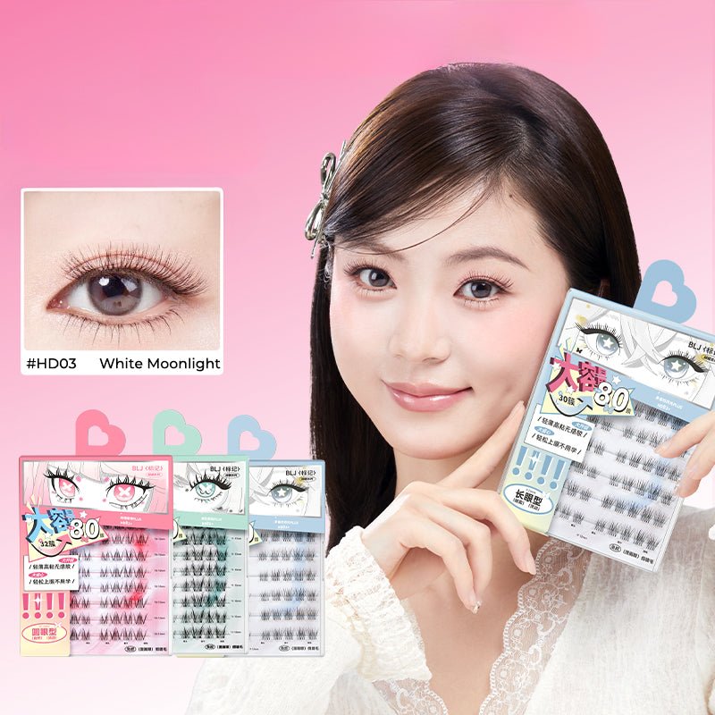 BLJ Comic Eyes Glue Free False Eyelashes (3 Styles)