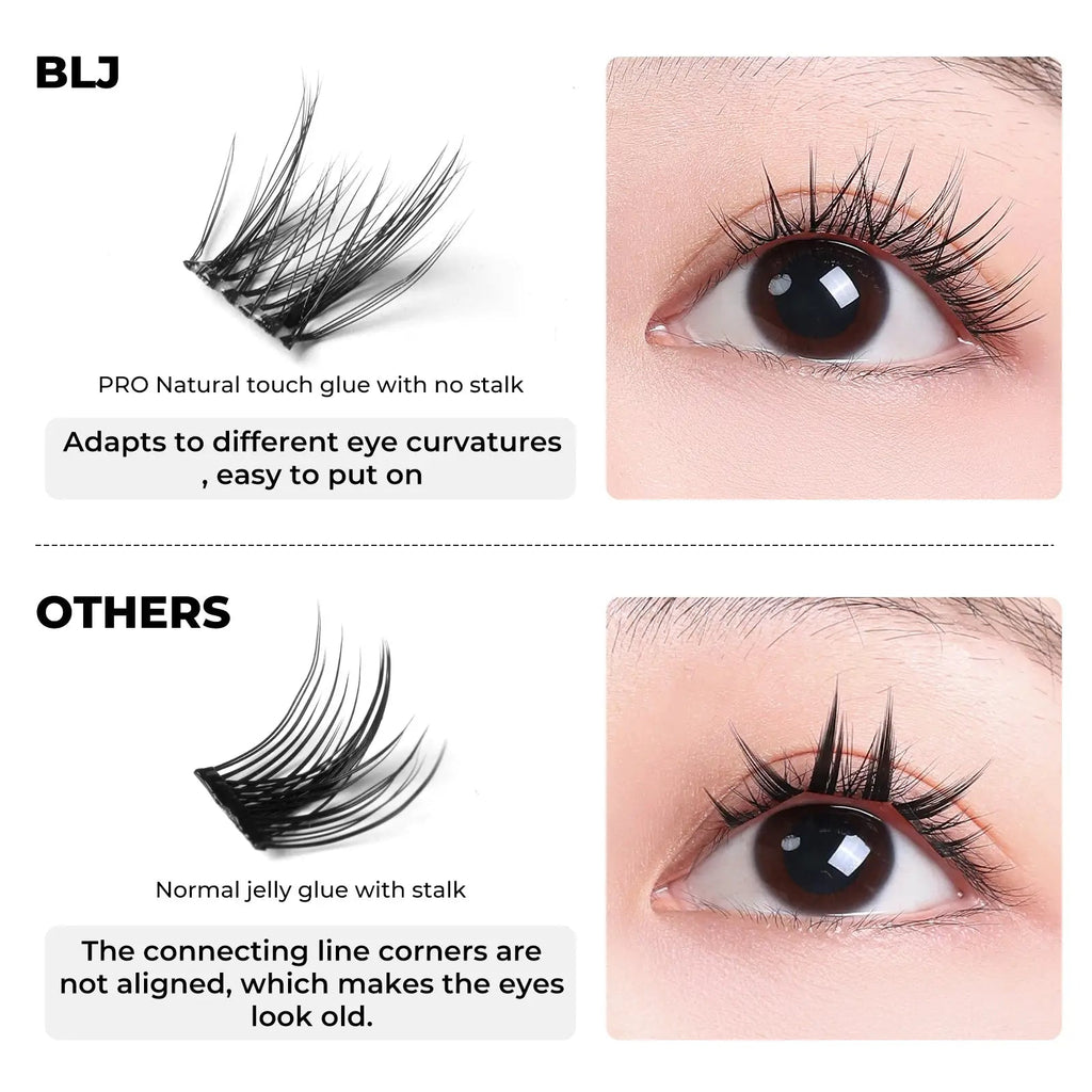 BLJ Comic Eyes Glue-free False Eyelashes (5 Styles)