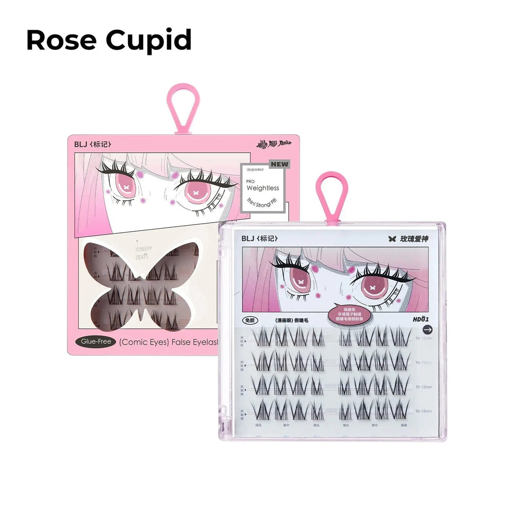 BLJ Comic Eyes Glue-free False Eyelashes (5 Styles)