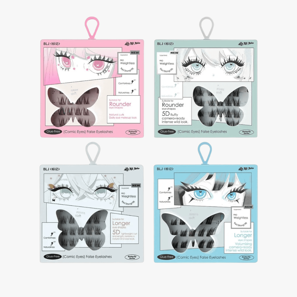 BLJ Comic Eyes Glue-free False Eyelashes (5 Styles)