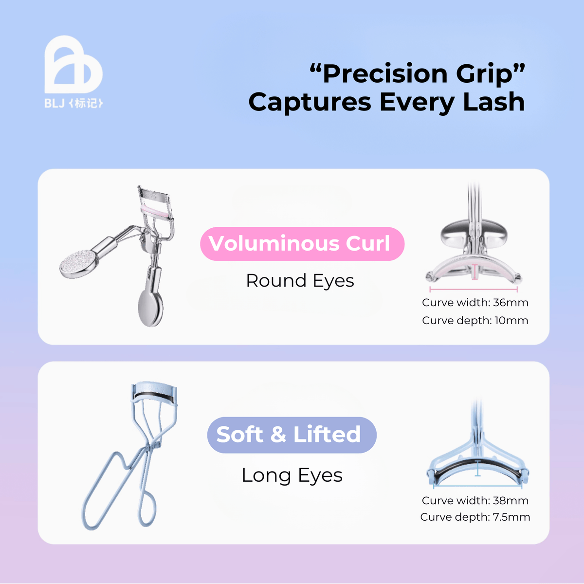 BLJ Easy Curl Eyelash Curler (2 Types)