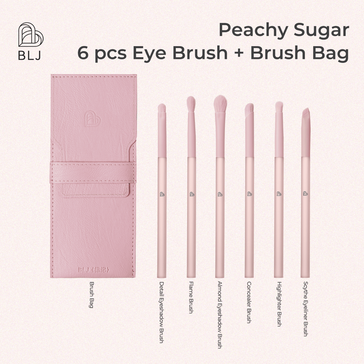 BLJ Eye Brush Set Of 6pcs