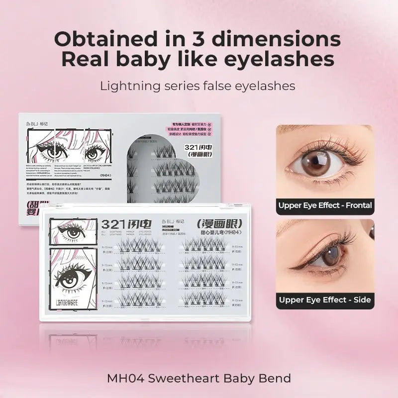 BLJ Lightning Manga Eyelashes - MH04 Sweet Baby Curl