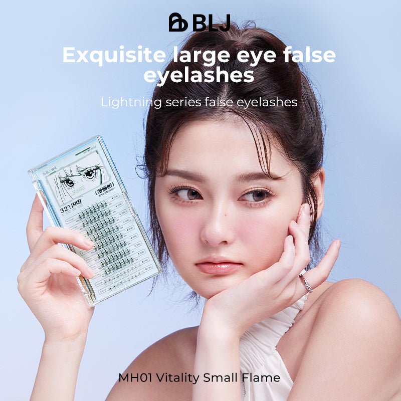 BLJ Lightning Manga Eyelashes (Upper+Lower) - MH01 Vitality Small Flame