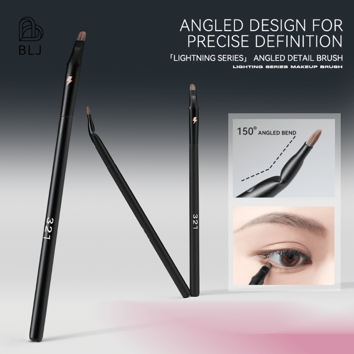 BLJ Lightning Series Precise Angle Eyeliner Brush 1Pc