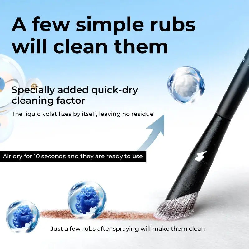 BLJ Lightning Series Rinseless Brush Cleansing Spray 50ml (2 Versions)