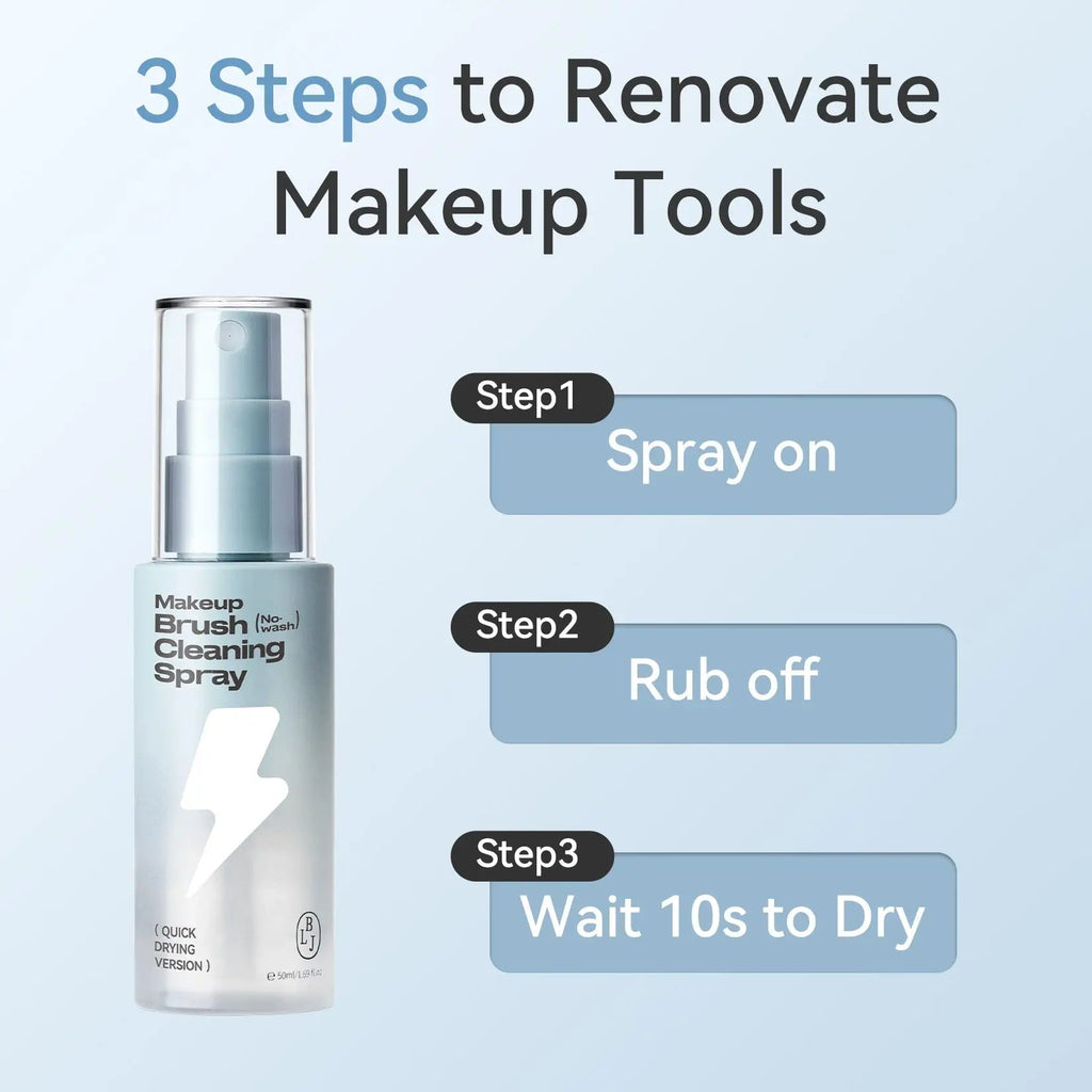 BLJ Lightning Series Rinseless Brush Cleansing Spray (Quick-dry)