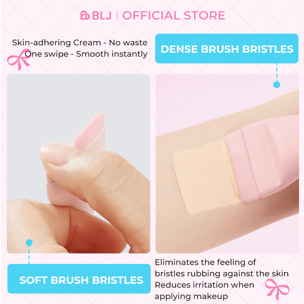 BLJ Semi Sweet Peach Seamless Foundation Brush 1pc