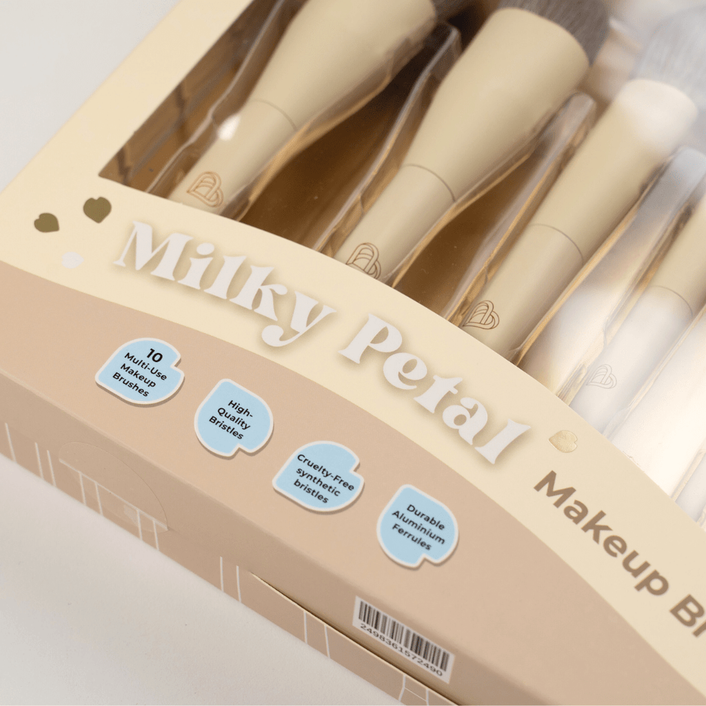 BLJ Vanilla Coconut 10 Makeup Brushes