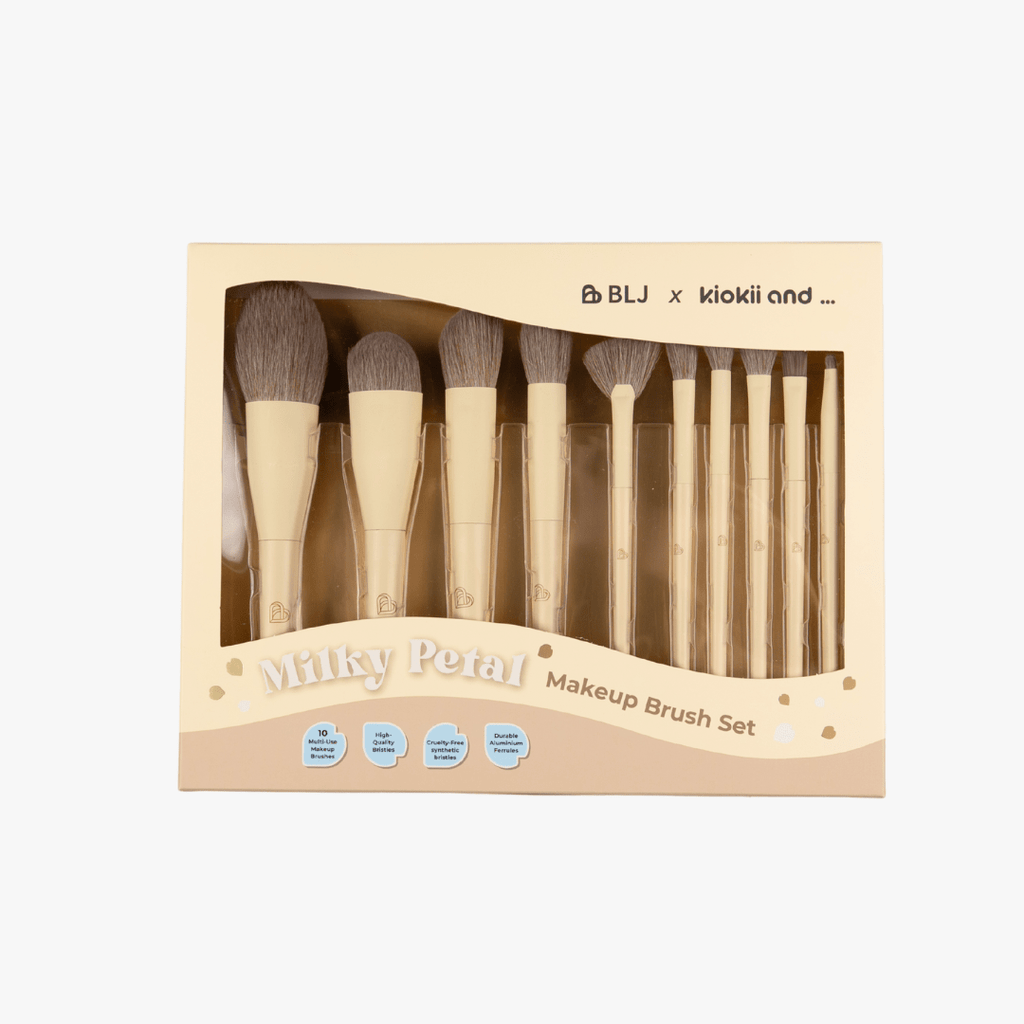 BLJ Vanilla Coconut 10 Makeup Brushes