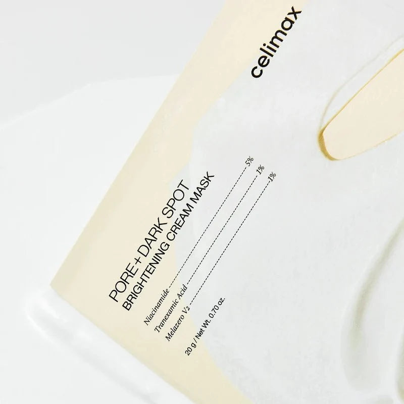 celimax Pore+Dark Spot Brightening Cream Mask 4ea