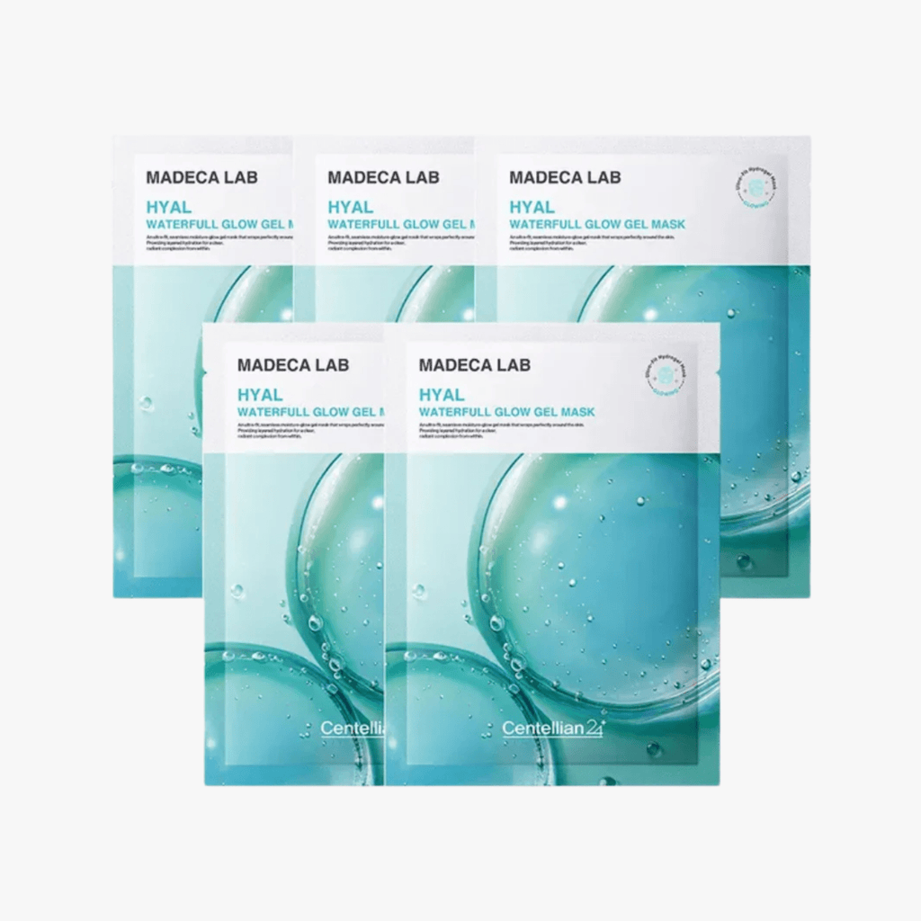 Centellian24 Madeca Lab Hyal Waterfull Glow Gel Mask 5pcs