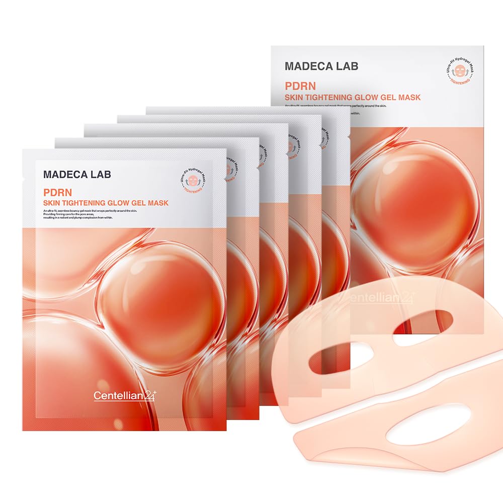 CENTELLIAN24 Madeca Lab PDRN Skin Tightening Glow Gel Mask 5pcs