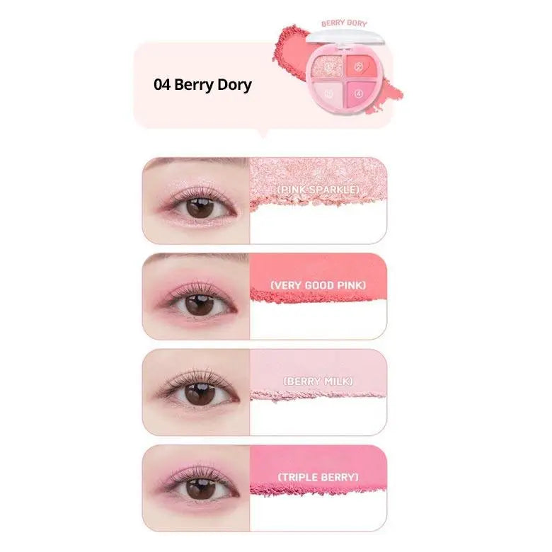 Colorgram Tintin Dory Eyeshadow Palette (3 Styles)