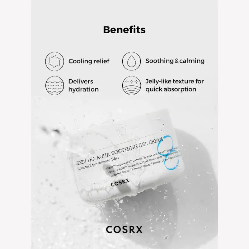 COSRX Hydrium Green Tea Aqua Soothing Gel Cream 50ml