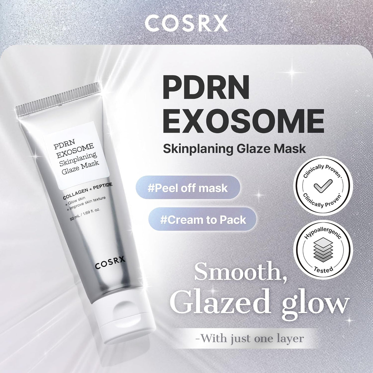 COSRX PDRN Exosome Skinplaning Glaze Mask 50ml