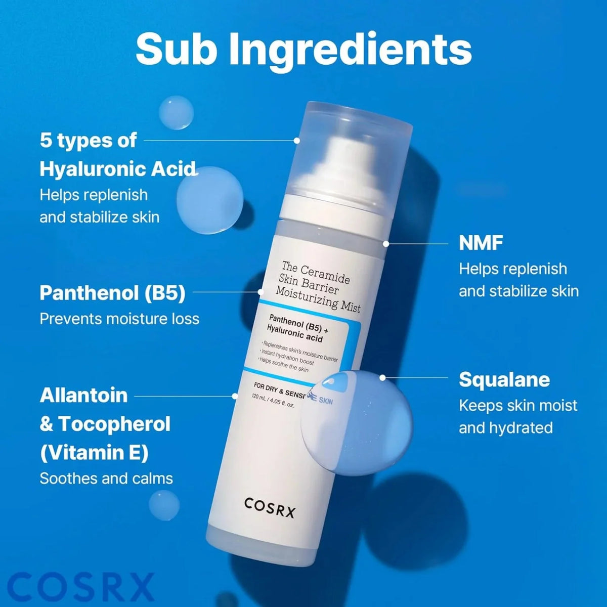 COSRX The Ceramide Skin Barrier Moisturizing Mist 120ml