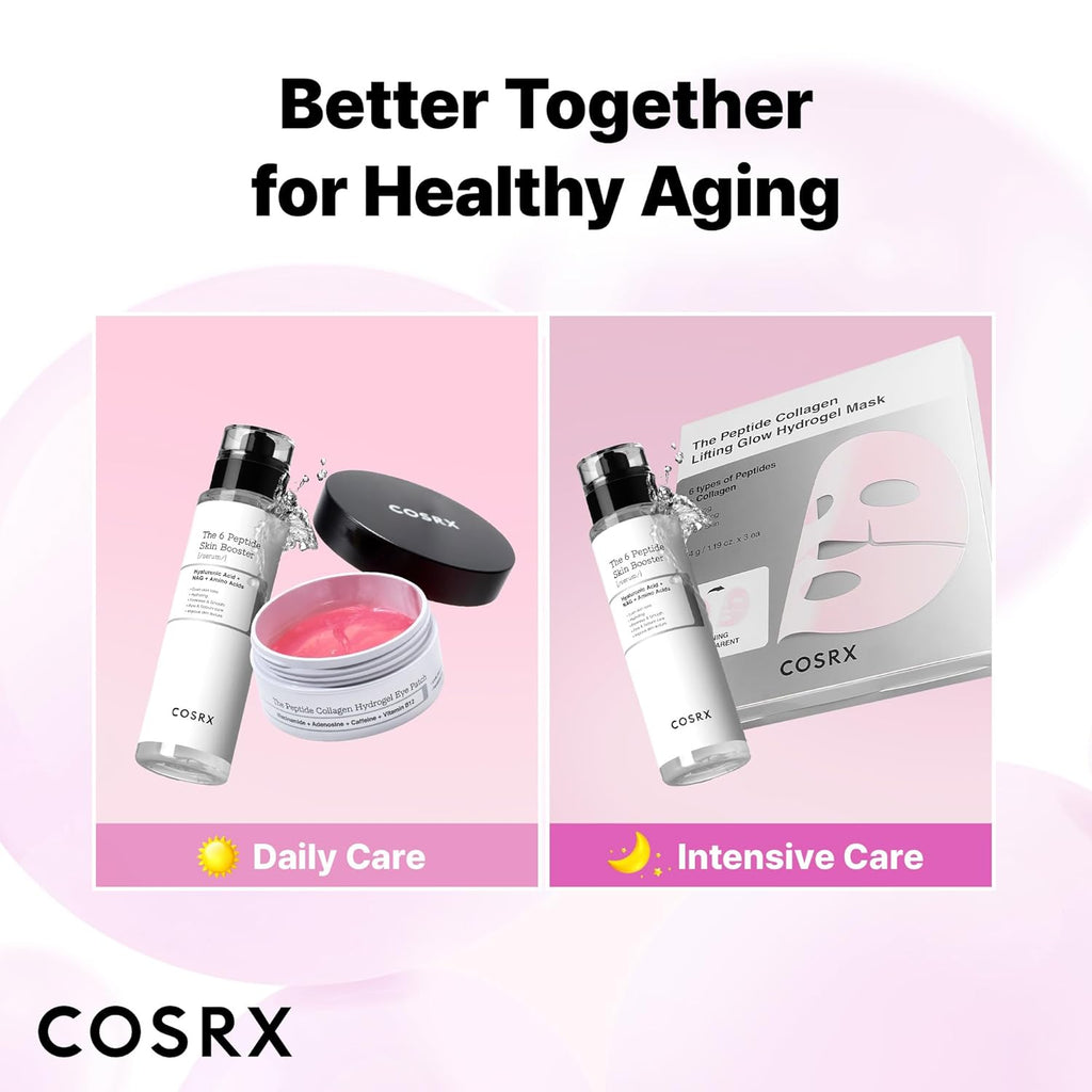 COSRX The Peptide Collagen Lifting Glow Hydrogel Mask 3pcs