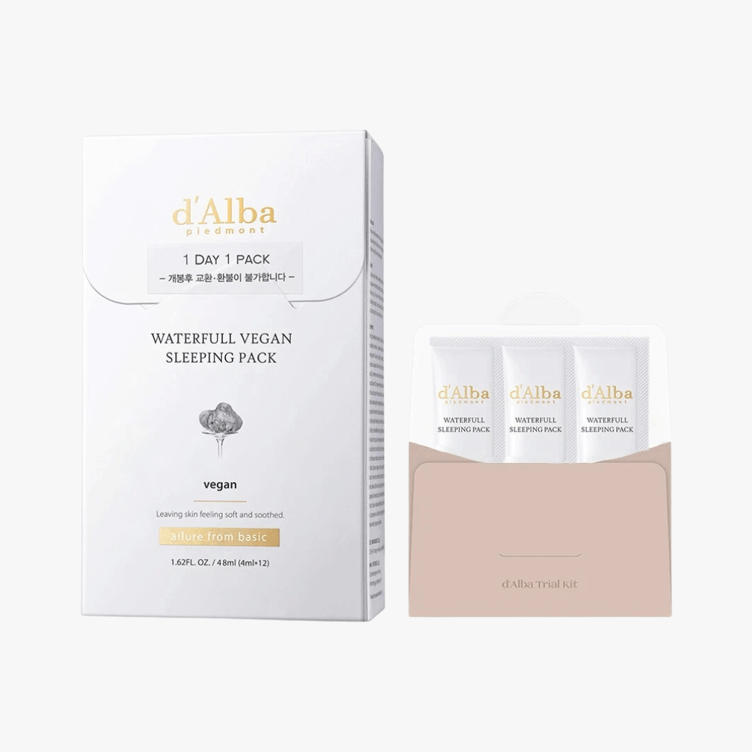 dAlba Waterfull Vegan Sleeping Pack (4mlx12ea)