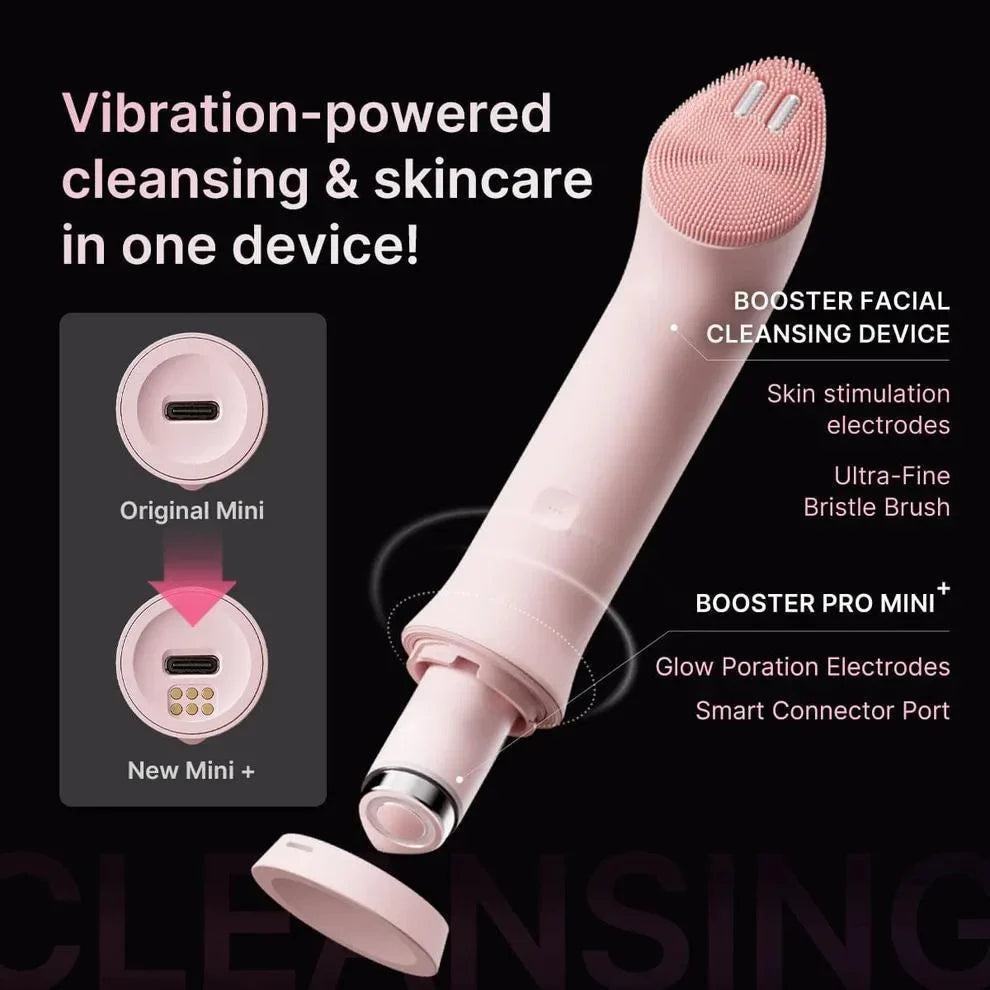 medicube AGE-R Booster Cleanser Head Pink 1pc (Mini Plus Device Not Included)