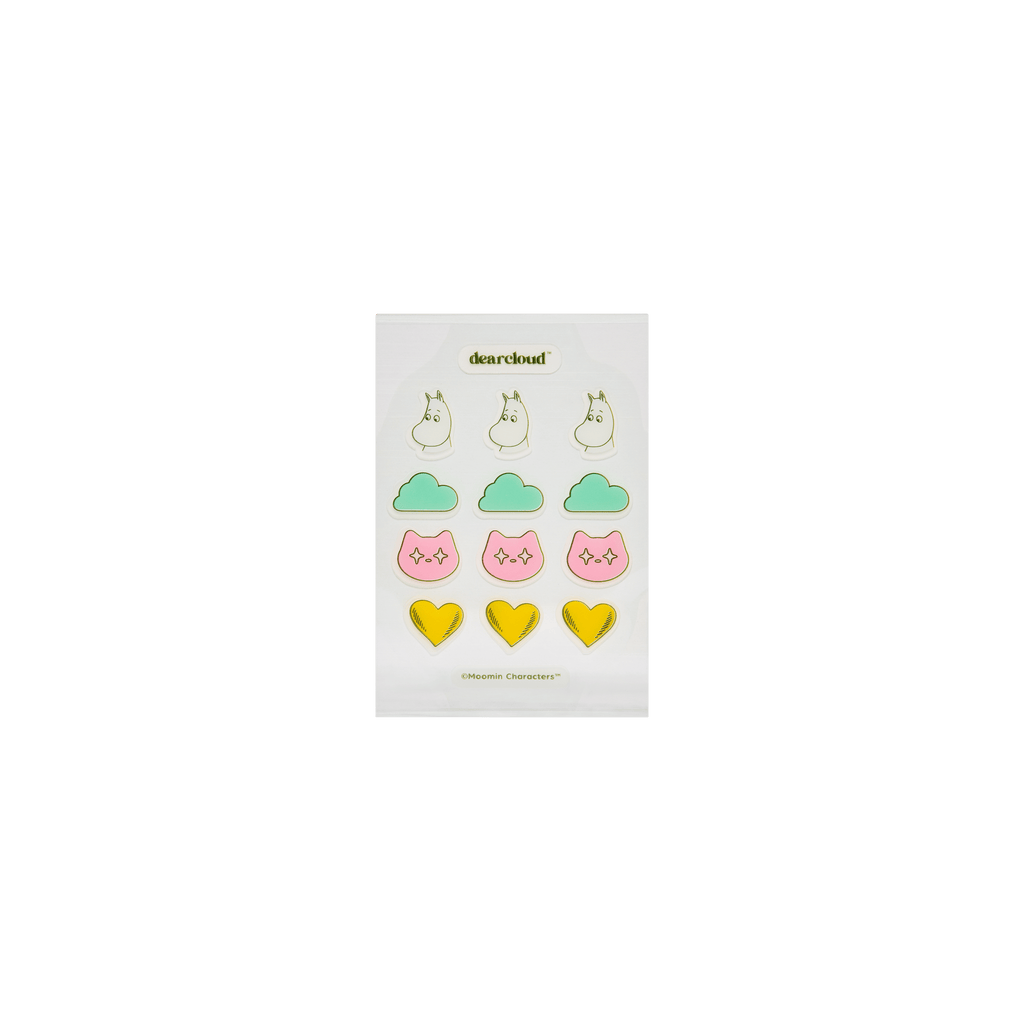dearcloud Moomin Hydrocolloid Patches Farewell, Zits 12pcs