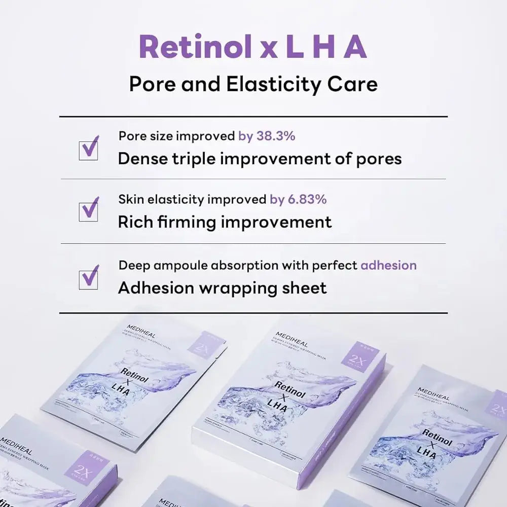 MEDIHEAL Derma Synergy Wrapping Mask Pore 10pcs