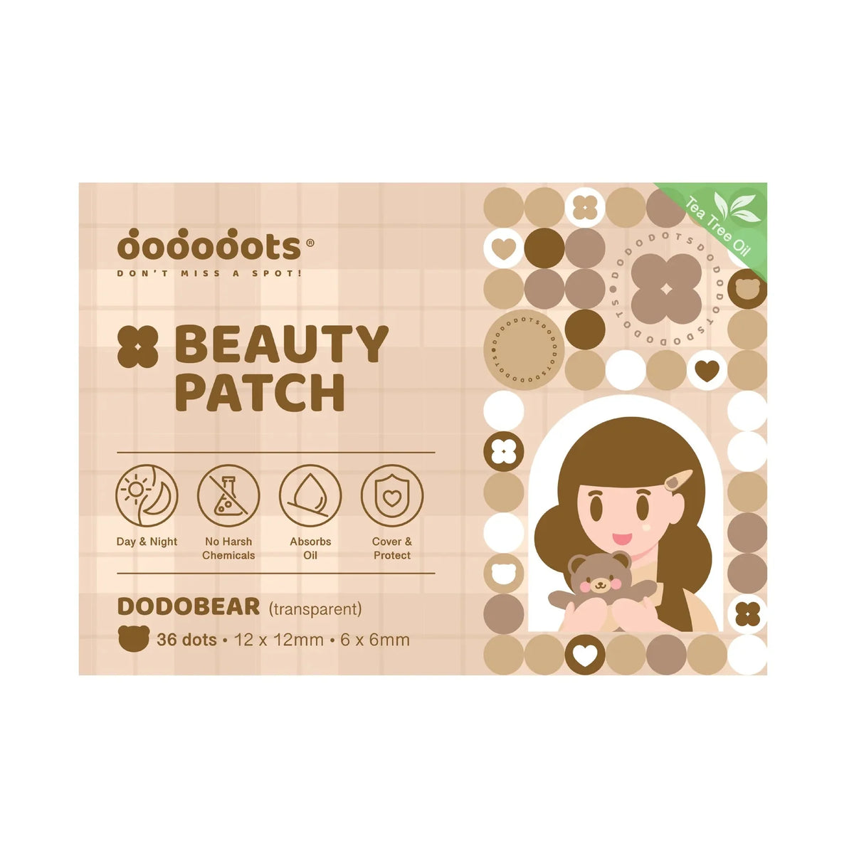 Dododots Beauty Patch Dodobear 36 pcs