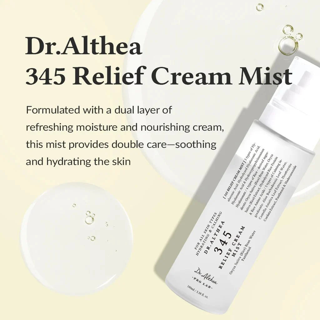 Dr. Althea 345 Relief Cream Mist (2 Sizes)